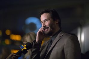 Cast member Keanu Reeves is interviewed at a special screening of "John Wick" in Los Angeles, California October 22, 2014. The movie opens in the U.S. on October 24.   
