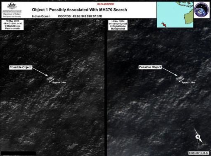 Satellite Imagery of Objects on The Indian Ocean
