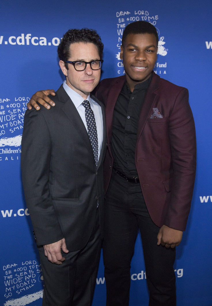 Director J.J. Abrams (L) And Actor John Boyega