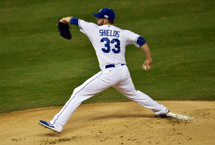 Kansas City Royals starting pitcher James Shields