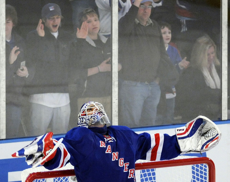 New York Rangers goalie Henrik Lundqvist