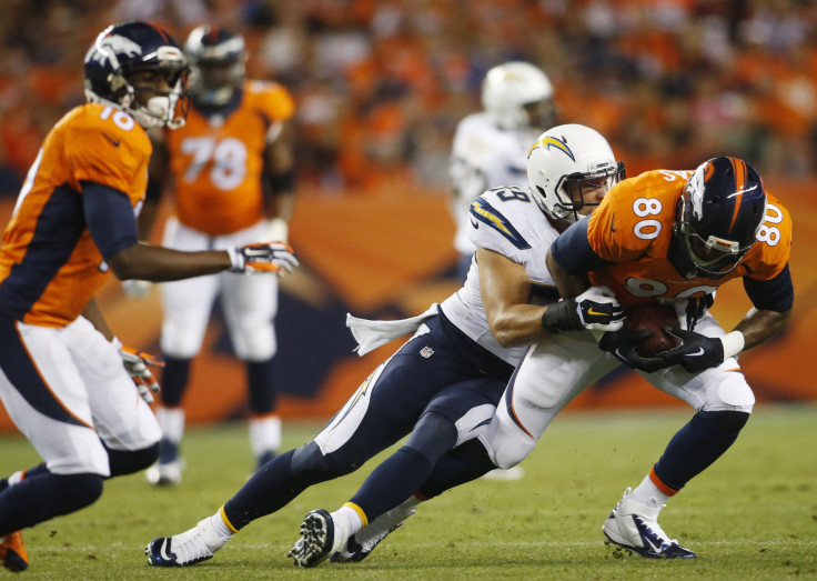 Denver Broncos tight end Julius Thomas