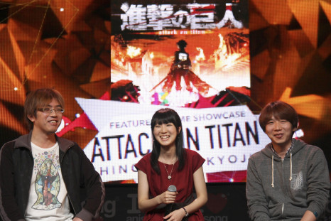 Anime director Tetsuro Araki, "Seiyu" voice actress Yui Ishikawa and character designer Kyoji Asano