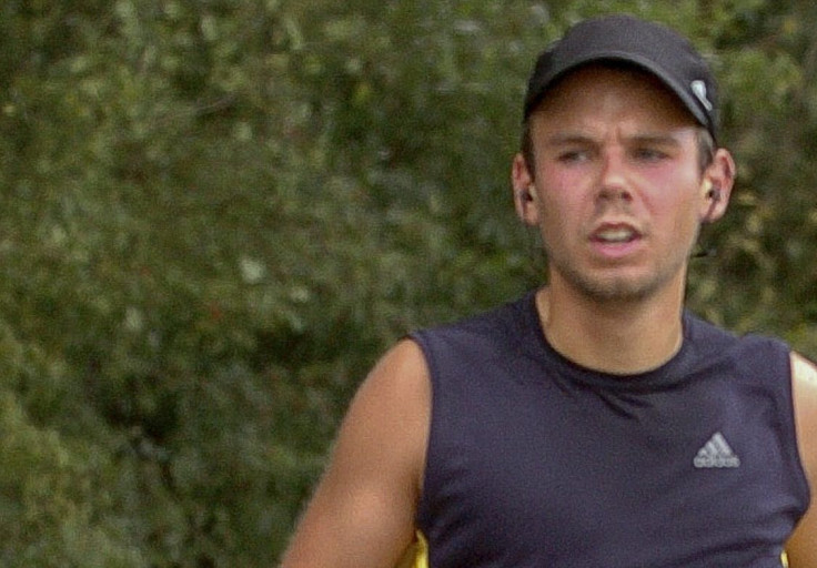 Andreas Lubitz runs the Airportrace half marathon in Hamburg in this September 13, 2009 file photo.