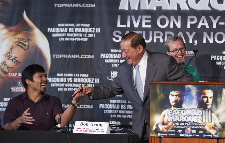 Arum with Pacquiao in 2011