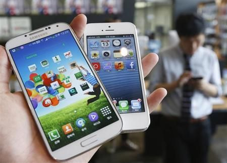 samsung and iphone