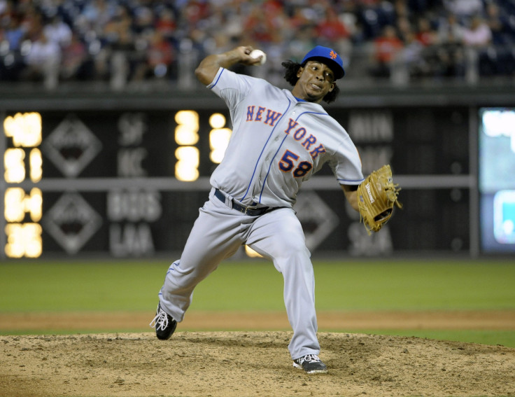 Mets closer Jenrry Mejia in action.