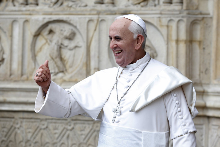 Pope Francis' wax figure