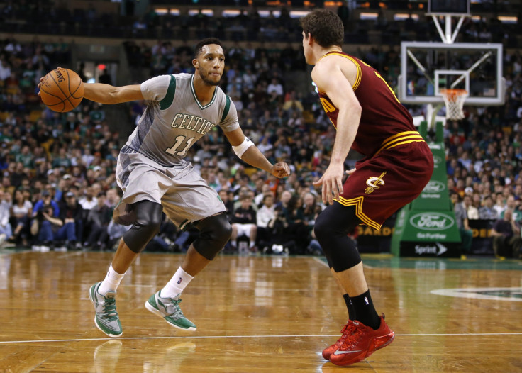 Boston Celtics guard Evan Turner in action