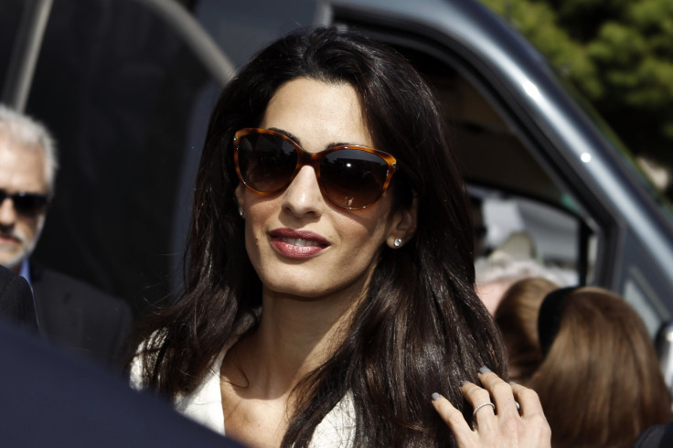 [7:45] Human rights lawyer Amal Alamuddin Clooney arrives at the Acropolis museum in Athens