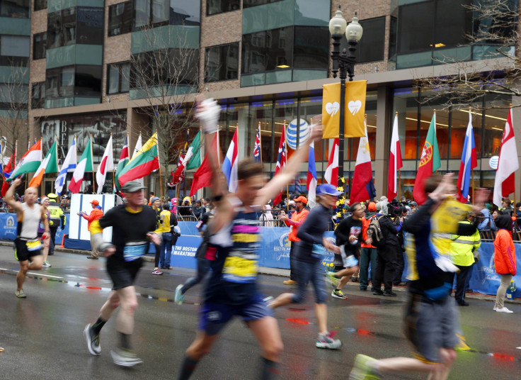 Participants to the 119th Boston Marathon