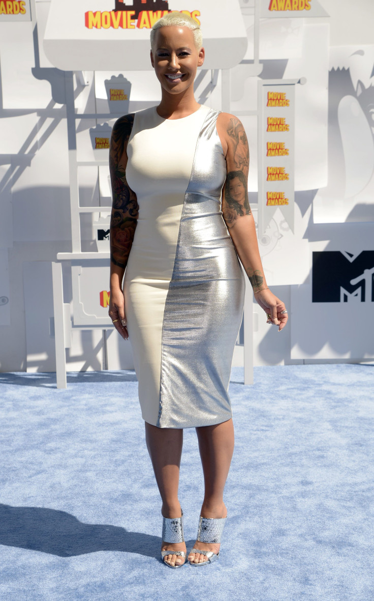 [7:26] Model Amber Rose arrives at the 2015 MTV Movie Awards in Los Angeles