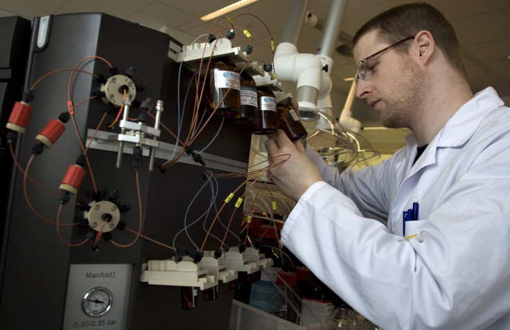 A Dutch-based biotech, Prosensa, researcher works on developing, possibly the World's first treatment for Duchenne muscular dystrophy disease  (DMD) at their new laboratory in Leiden February 17, 2011.