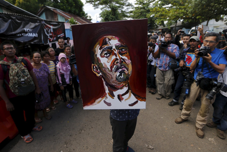 A self-portrait painted by Australian death row prisoner Myuran Sukumaran