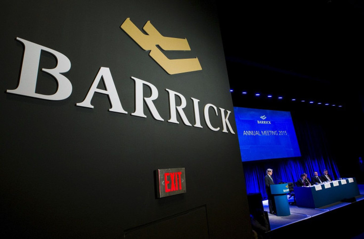 Barrick Gold Corp Chairman of the board John Thornton speaks during their annual general meeting for shareholders in Toronto, April 28, 2015.
