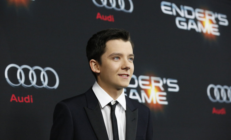 Cast member Asa Butterfield poses at the premiere of "Ender's Game" at the TCL Chinese theatre in Hollywood, California October 28, 2013. The movie opens in the U.S. on November 1.    