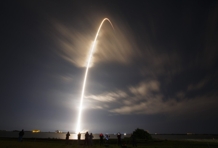 The unmanned Falcon 9 rocket