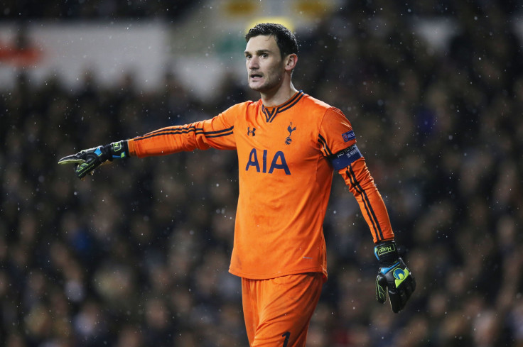 Hugo Lloris in action for Tottenham.