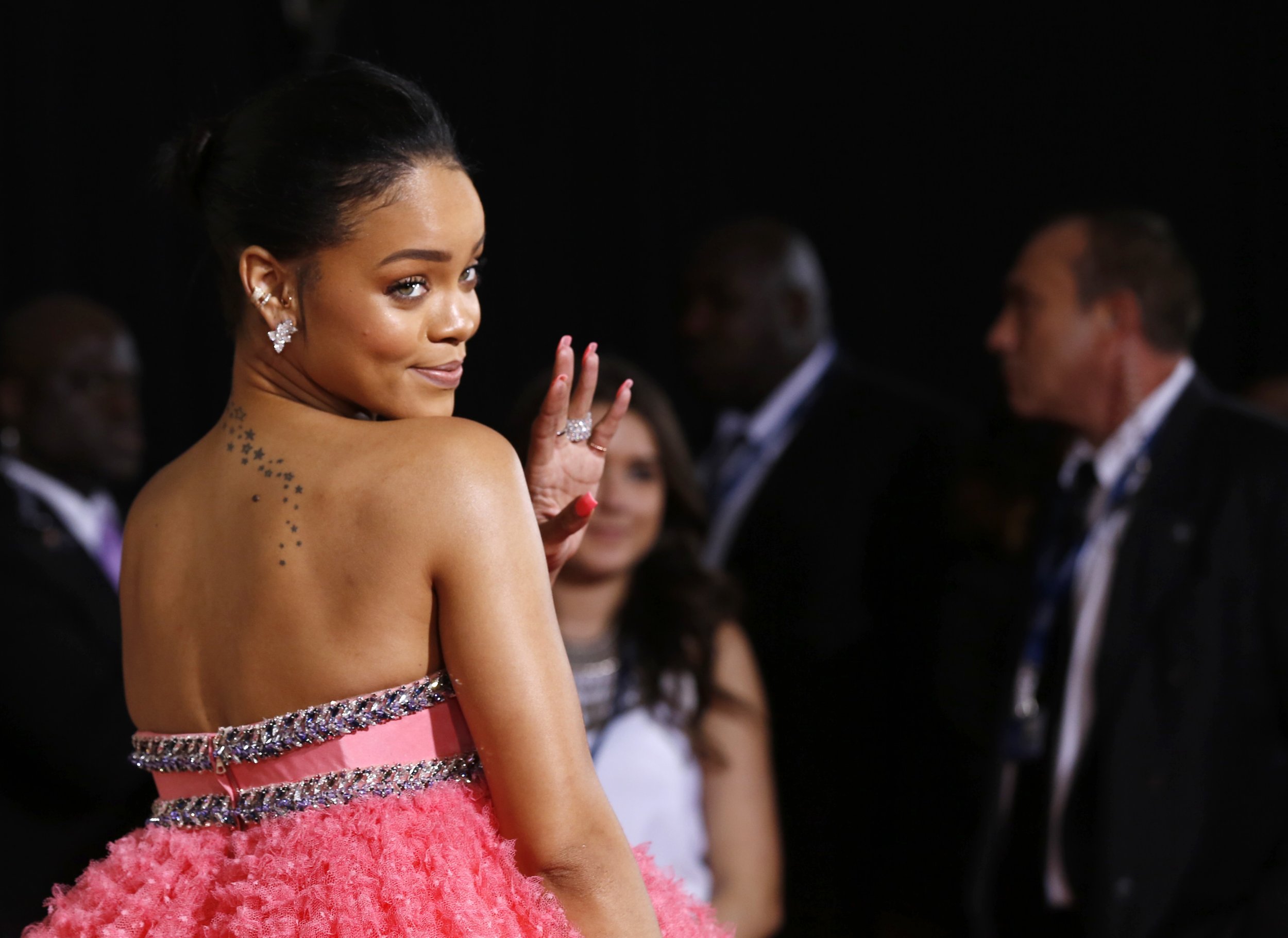 Rihanna Suffers From Wardrobe Malfunction At Her Private Met Gala After