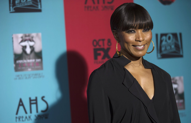 Cast member Angela Bassett poses at the premiere of "American Horror Story: Freak Show" in Hollywood, California 