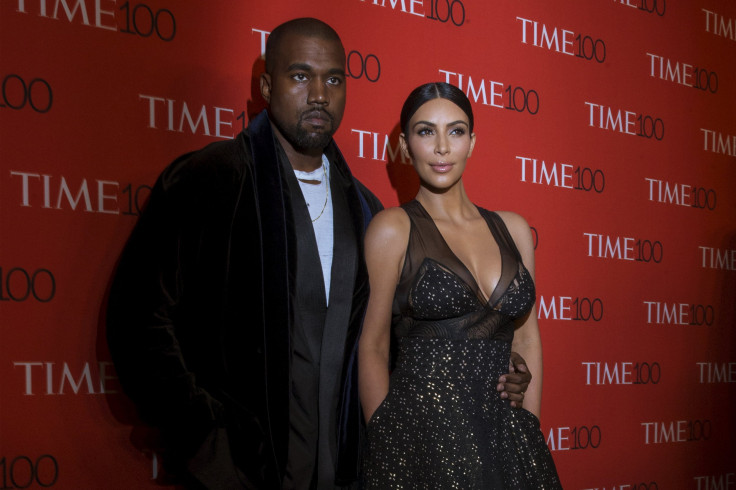 Kanye West and his wife, Kim Kardashian