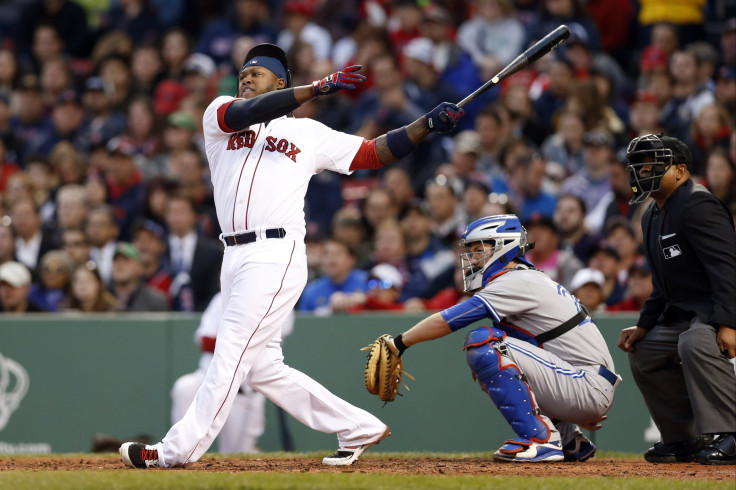 Hanley Ramirez in action against the Toronto Blue Jays.