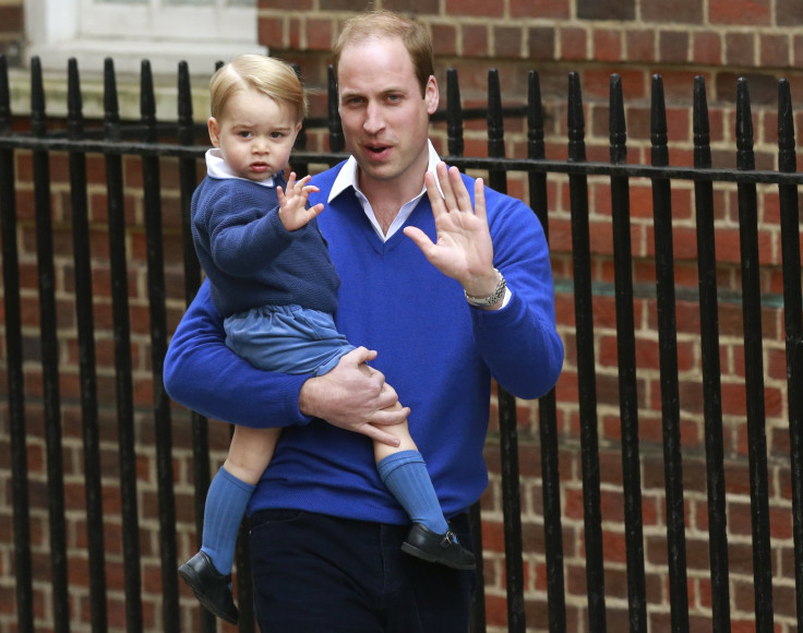 [6:59] Britain's Prince William returns with his son George to the Lindo Wing of St Mary's Hospital, after the birth of his daughter in London