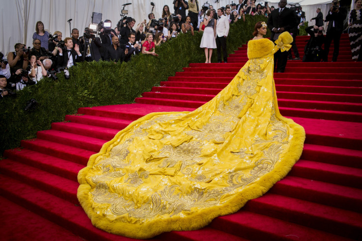 [10:17] Singer Rihanna arrives at the Metropolitan Museum of Art Costume Institute Gala 2015 