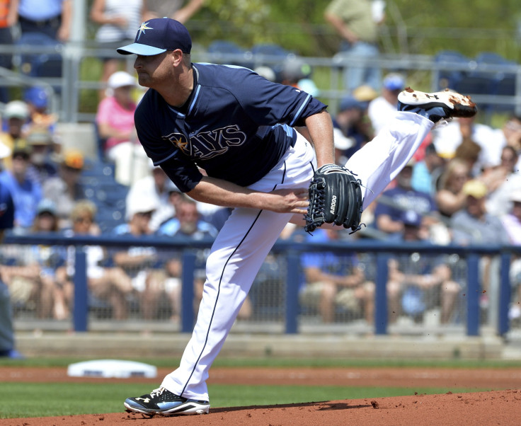 Tampa Bay Rays starting pitcher Alex Cobb