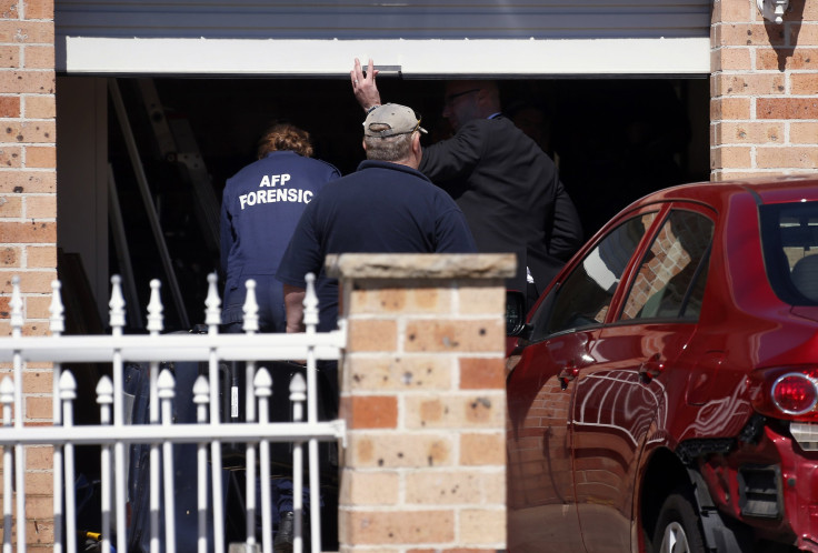 Members of the Australian Federal Police (AFP) forensic unit