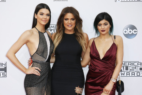Kendall Jenner, Khloe Kardashian and Kylie Jenner arrive at the 42nd American Music Awards in Los Angeles, California November 23, 2014. 