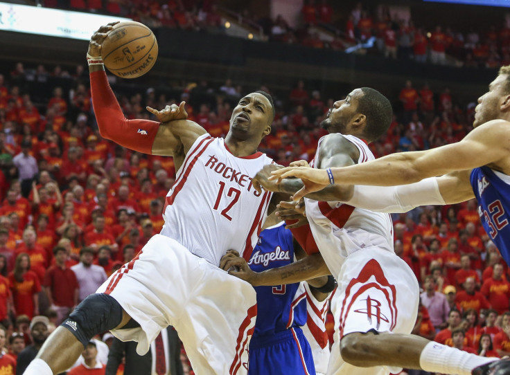 Dwight Howard in action for the Houston Rockets.