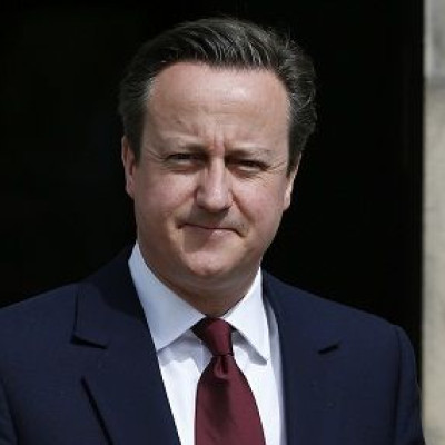 Britain's Prime Minister David Cameron leaves after meeting with Scotland's First Minister 