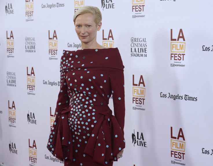 Cast member Tilda Swinton attends the premiere of the film "Snowpiercer" during the Los Angeles Film Festival in Los Angeles June 11, 2014. 