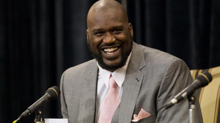 shaq pink tie reuters