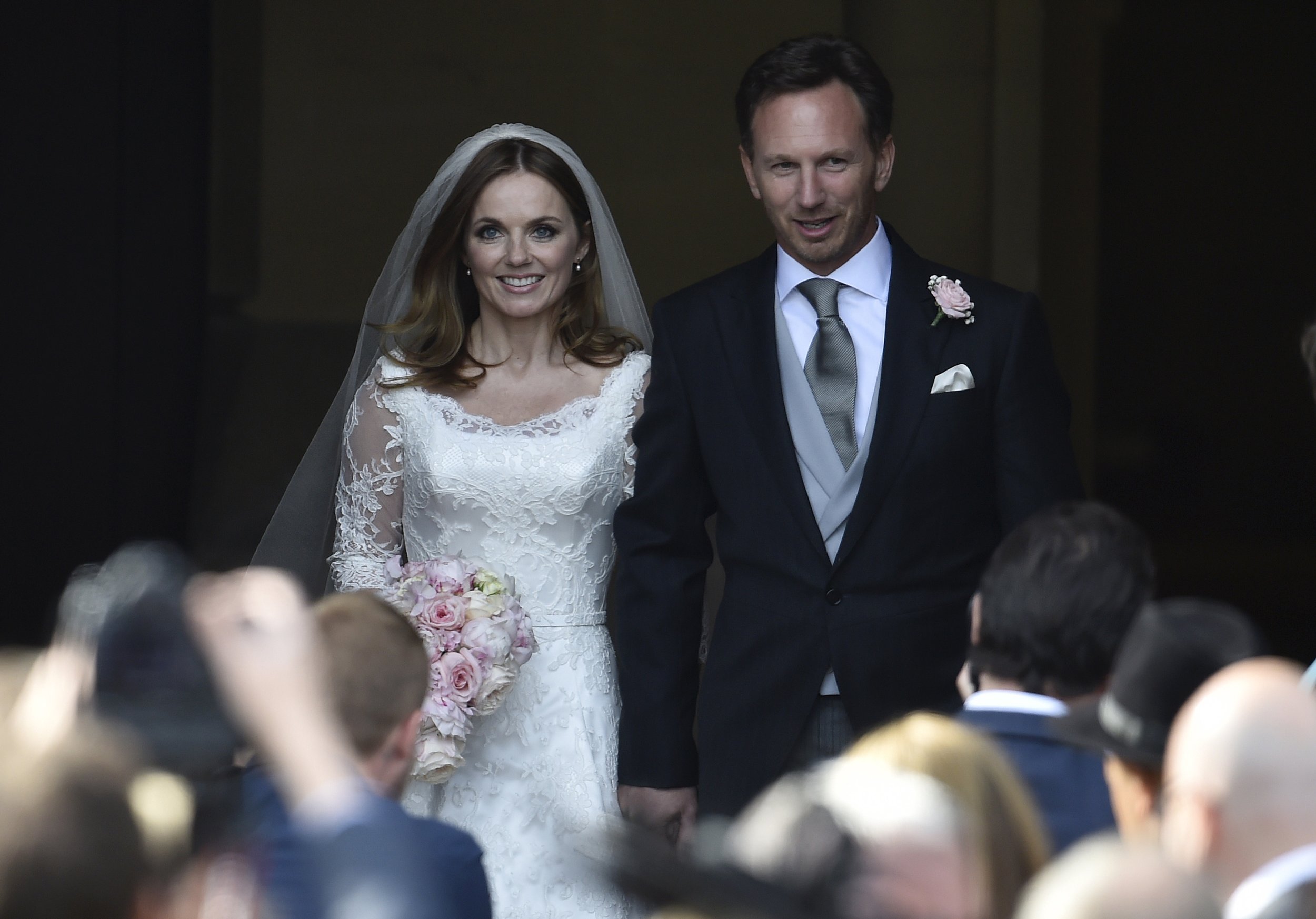 Red Bull Boss Christian Horner Gets Cosy With Wife Geri Halliwell At ...