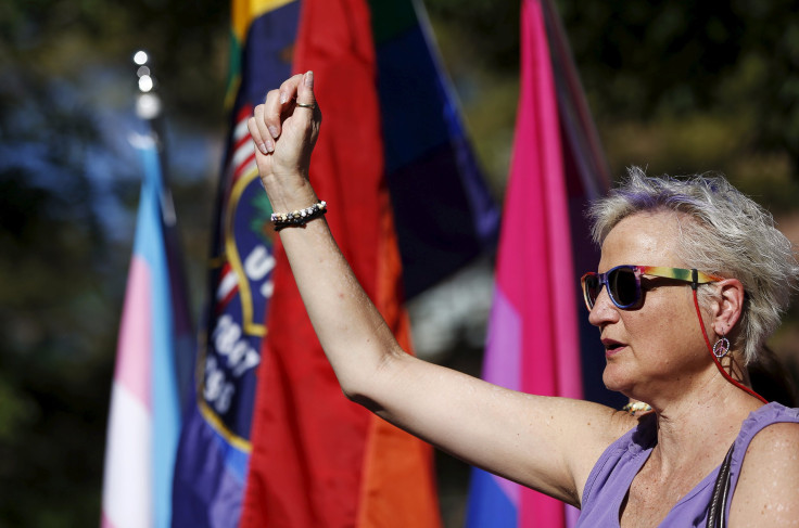 IN PHOTO: People celebrate the United States Supreme Court's landmark decision that legalized same-sex marriage throughout the country, in Salt Lake City, Utah June 26, 2015. 