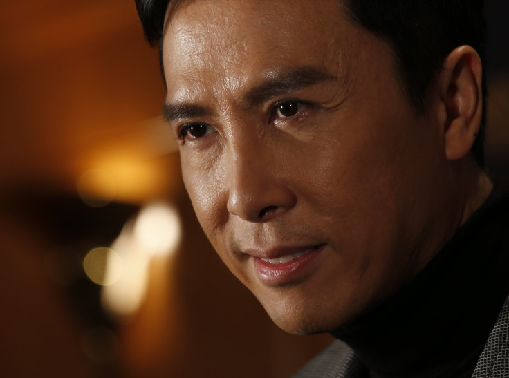 Hong Kong actor Donnie Yen attends a news conference announcing the 8th Asian Film Awards.