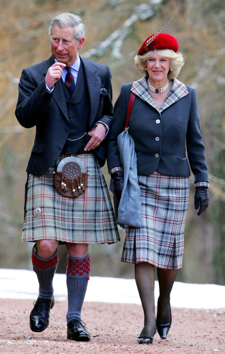 Prince Charles & Camilla In Kilts