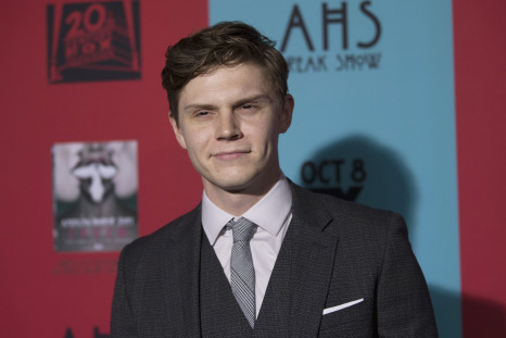 Cast member Evan Peters poses at the premiere of "American Horror Story: Freak Show" in Hollywood, California October 5, 2014. The fourth season premieres on FX on October 8. 