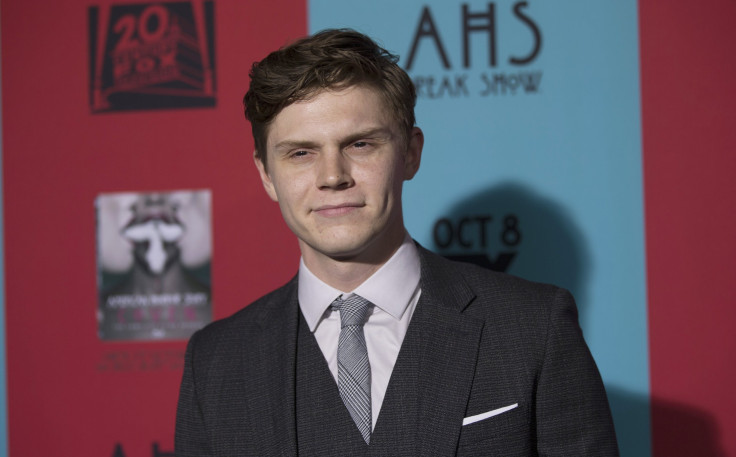 Cast member Evan Peters poses at the premiere of "American Horror Story: Freak Show" in Hollywood, California October 5, 2014. The fourth season premieres on FX on October 8. 