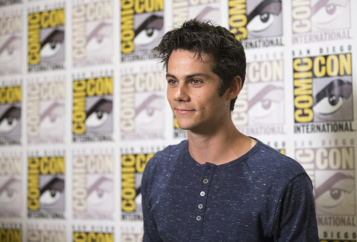 Cast member Dylan O'Brien poses at a press line for "The Maze Runner"  during the 2014 Comic-Con International Convention in San Diego, California  July 25, 2014. 