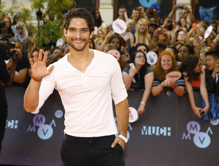 American actor Tyler Posey arrives at the MuchMusic Video Awards (MMVAs) in  Toronto, June 21, 2015. 