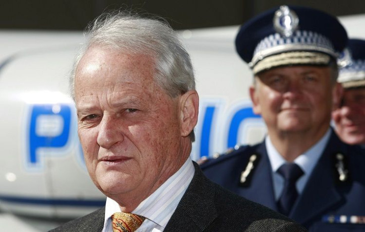 Australia's Attorney-General Philip Ruddock talks at a news conference in Sydney, during a police training operation ahead of the Asia-Pacific Economic Cooperation (APEC) summit, August 5, 2007.    REUTERS/Tim Wimborne    (AUSTRALIA) - RTR1SIVJ