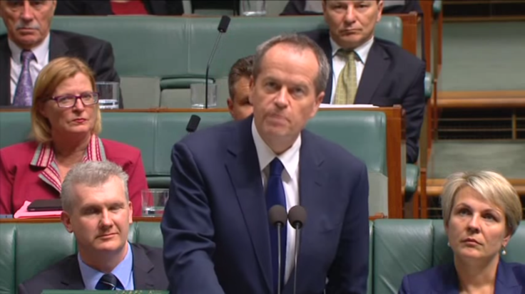 Opposition Leader Bill Shorten 