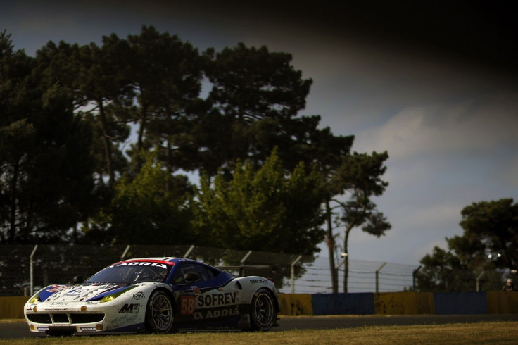 France Fabien Barthez drives his Ferrari 458 Italia