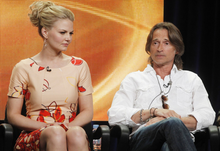 Actress Jennifer Morrison and actor Robert Carlyle who plays both Rumplestiltskin and Mr. Gold, on the new series "Once Upon A Time" speak during a panel session at the ABC Summer TCA Press  Tour in Beverly Hills , California August 7, 2011. 