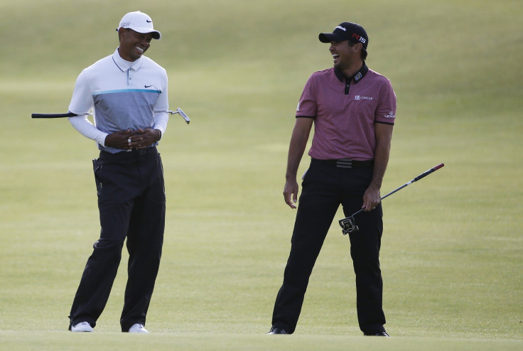 Tiger Woods and Jason Day