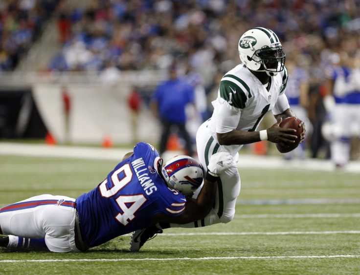 New York Jets quarterback Michael Vick 