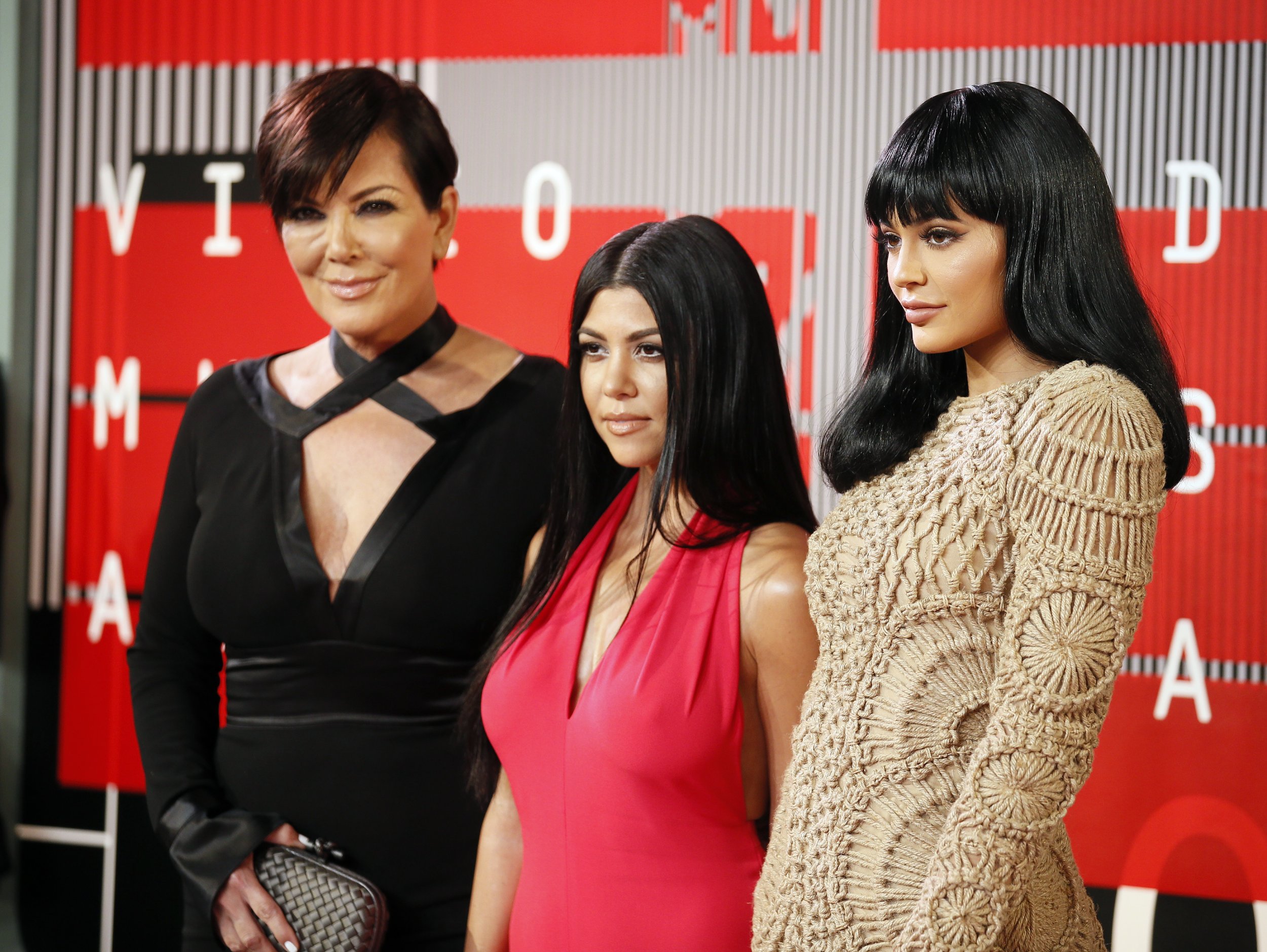 Kris Jenner, Kourtney Kardashian and Kylie Jenner